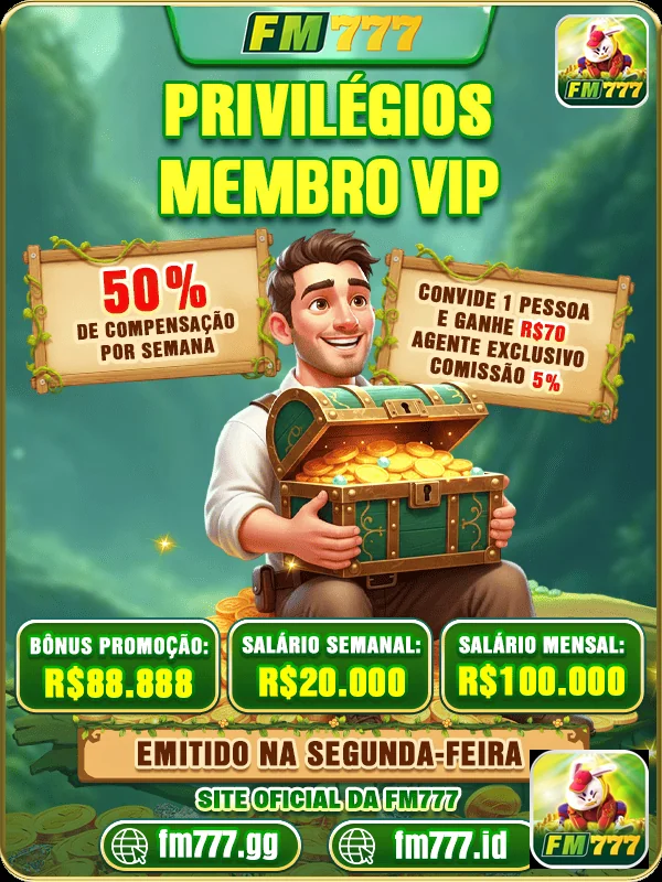 Bônus de boas-vindas imperdíveis no FM777 - fm777.com